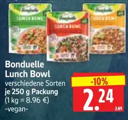 Edeka Herkules Bonduelle Lunch Bowl Angebot