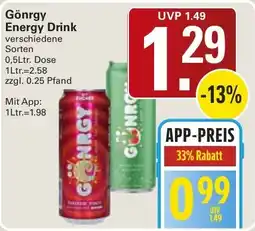 WEZ Gönrgy Energy Drink Angebot