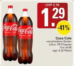 WEZ Coca Cola Angebot