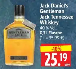 Edeka Herkules Jack Daniel's Gentleman Jack Tennessee Whiskey Angebot
