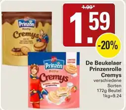 WEZ De Beukelaer Prinzenrolle Cremys Angebot