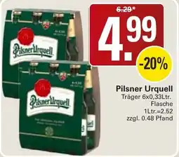 WEZ Pilsner Urquell Angebot