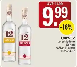 WEZ Ouzo 12 Angebot