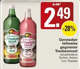 WEZ Gerstacker Traubenmost Angebot