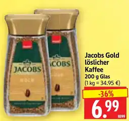 Edeka Herkules Jacobs Gold löslicher Kaffee Angebot
