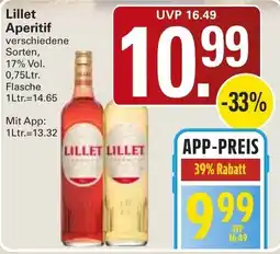 WEZ Lillet Aperitif Angebot