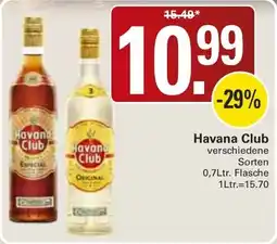 WEZ Havana Club Angebot