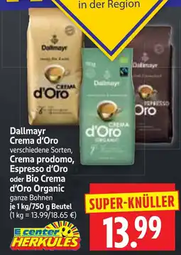 Edeka Herkules Dallmayr Crema d'Oro Angebot