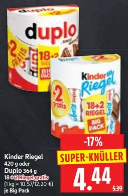 Edeka Herkules Kinder Riegel Angebot