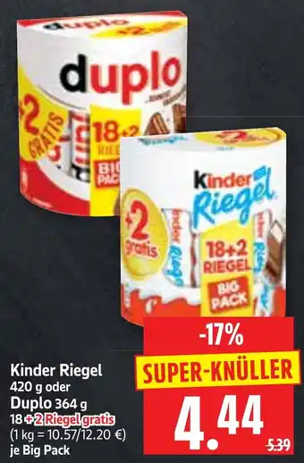 Edeka Herkules Kinder Riegel Angebot