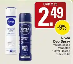 WEZ Nivea Deo Spray Angebot