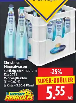 Edeka Herkules Christinen Mineralwasser Angebot