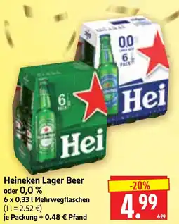 Edeka Herkules Heineken Lager Beer Angebot