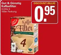 WEZ Gut & Günstig Kaffee Filter Angebot