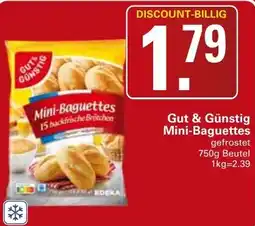 WEZ Gut & Günstig Mini-Baguettes Angebot