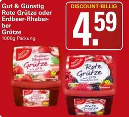 WEZ Gute Güntig Rote Grütze Angebot