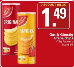 WEZ Gut & Günstig Stapelchips Angebot