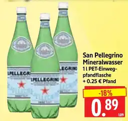 Edeka Herkules San Pellegrino Mineralwasser Angebot
