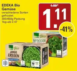 WEZ EDEKA Bio Gemüse Angebot