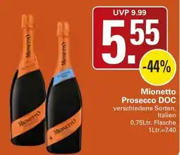 WEZ Mionetto Prosecco DOC Angebot