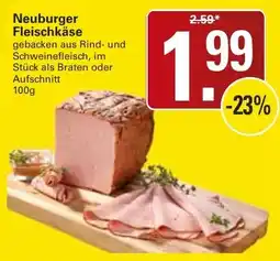 WEZ Neuburger Fleischkäse Angebot