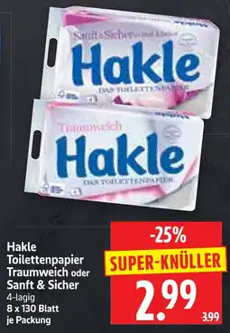 Edeka Herkules Hakle Toilettenpapier Angebot