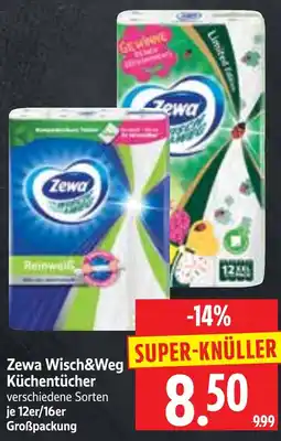 Edeka Herkules Zewa Wisch&Weg Küchentücher Angebot