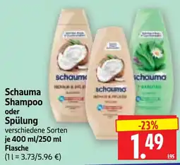 Edeka Herkules Schauma Shampoo oder Spülung Angebot