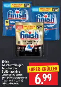 Edeka Herkules finish Geschirrreiniger-tabs für die Spülmaschine Angebot