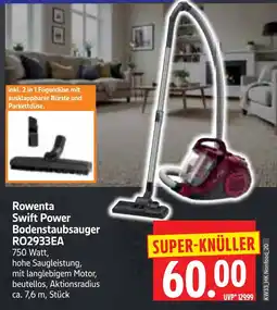Edeka Herkules Rowenta Swift Power Bodenstaubsauger RO2933EA Angebot