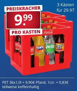 Sagasser Coca-Cola Fanta Sprite mezzo mix Angebot