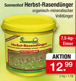 Zimmermann Sonnenhof Herbst-Rasendünger Angebot