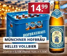 Sagasser HOFBRÄUHAUS MÜNCHNER HOFBRÄU HELLES VOLLBIER Angebot
