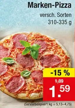Zimmermann Marken-Pizza Angebot
