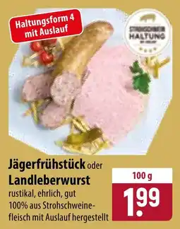 Famila Nord Ost Jägerfrühstück oder Landleberwurst Angebot