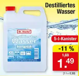 Zimmermann Dr. Starke Destilliertes Wasser Angebot