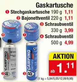 Zimmermann Stechgaskartusche Angebot