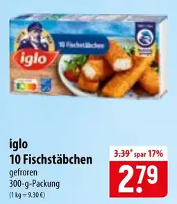 Famila Nord Ost iglo 10 Fischstäbchen Angebot