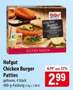 Famila Nord Ost Hofgut Chicken Burger Patties Angebot