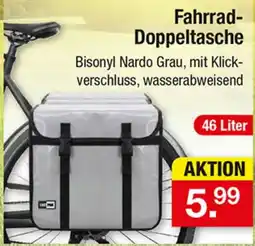 Zimmermann Bisonyl Nardo Grau Fahrrad-Doppeltasche Angebot