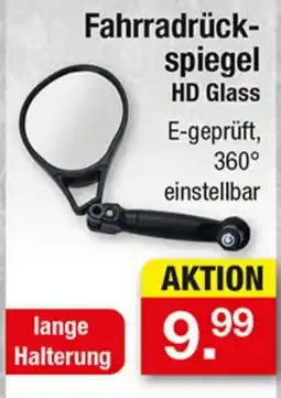Zimmermann Fahrradrückspiegel HD Glass Angebot