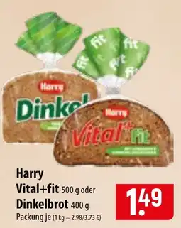 Famila Nord Ost Harry Vital+fit Dinkelbrot Angebot