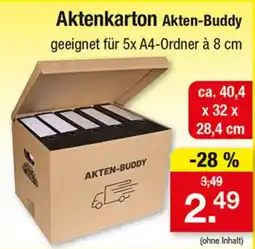 Zimmermann Aktenkarton Akten-Buddy Angebot
