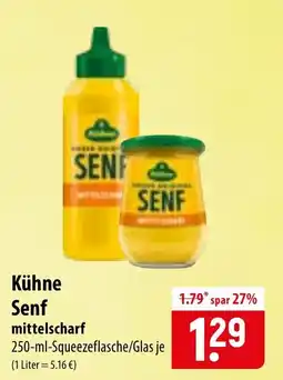 Famila Nord Ost Kühne Senf mittelscharf Angebot
