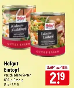 Famila Nord Ost Hofgut Eintopf Angebot