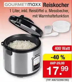 Zimmermann GOURMETmaxx Reiskocher Angebot