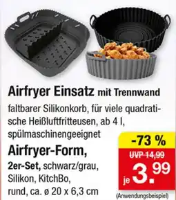 Zimmermann Airfryer-Einsatz mit Trennwand Angebot