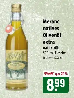 Famila Nord Ost Merano natives Olivenöl extra naturtrüb Angebot