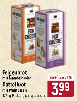 Famila Nord Ost FOR CHEESE Feigenbrot oder Dattelbrot Angebot