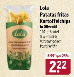 Famila Nord Ost Lola Patatas fritas Kartoffelchips Angebot